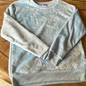 Disney Stitch sweatshirt soft coozy size small girls new with tags